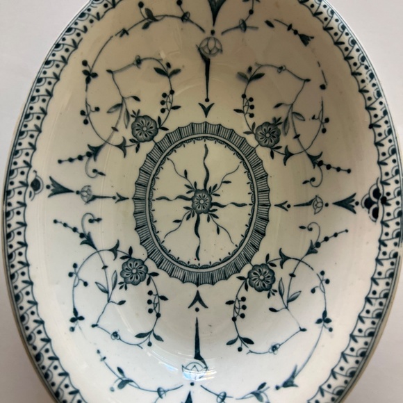 Vintage L Straus & Sons New York Vitrified England Imperial Porcelain Oval Bowls - Picture 3 of 5